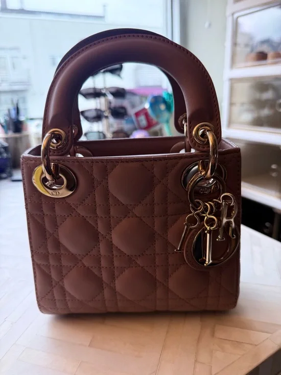 Mini Lady Dior Blush Cannage - Picture 9 of 9